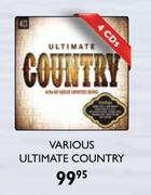 Various Ultimate Country-4 CDs Pack