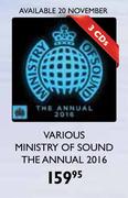 Various Ministry Of Sound The Annual 2016-3 CDs Pack