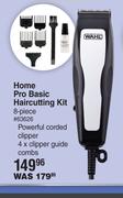 Wahl Home Pro Basic Hair Cutting Kit 8 Piece