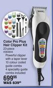 Wahl Color Pro Plus Hair Clipper Kit 23 Piece