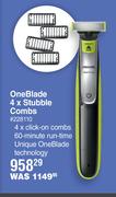 Philips One Blade 4 x Stubble Combs