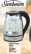 Sunbeam Ribbed Glass Kettle 220207