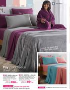 Fay Polar Fleece Sheet Basic 4 Piece Set (Three Quarter)
