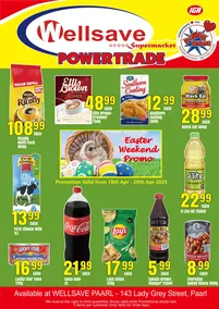WellSave Powertrade Paarl : Easter Weekend Promo (18 April - 20 April 2025)
