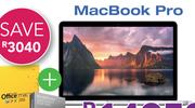 Apple MacBook Pro 13.3" Retina 2.4Ghz 4GB 128GB Flash+ Microsoft Office+ BitDefender For Mac