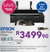 Epson L800 Photo Printer
