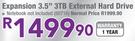 Seagate Expansion 3.5" 3TB External Hard Drive