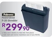 Fellowes Powershred P-20 Shredder