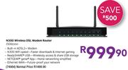 N300 Wireless DSL Modem Router DGN2200