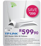 TP-Link WiFi Router With 3G Failover