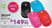 Microsoft Wireless Mouse 1000-Each