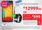 Samsung Galaxy Note 3 Black Mist Smartphone+ Gear