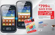 Samsung 2 x Galaxy Pocket Plus Cellphone Each - Flexi 100 24 Contract