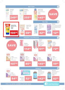 Link Pharmacy : Super Savers (29 Oct - 10 Nov 2019), page 3