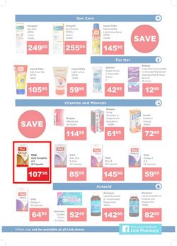 Link Pharmacy : Super Savers (29 Oct - 10 Nov 2019), page 3
