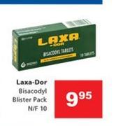 Laxa-Dor Bisacodyl Blister Pack N/F 10