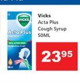Vicks Acta Plus Cough Syrup-50ml