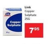 Link Copper Sulphate-25g
