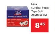 Link Surgical Paper Tape Soft 24mm x 3m