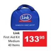 Link First Aid Kit Medium-43 Items