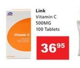 Link Vitamin C 500mg-100 Tablets