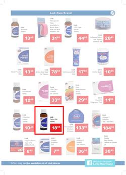 Link Pharmacy : Super Savers (29 Oct - 10 Nov 2019), page 7