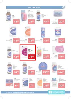Link Pharmacy : Super Savers (29 Oct - 10 Nov 2019), page 7