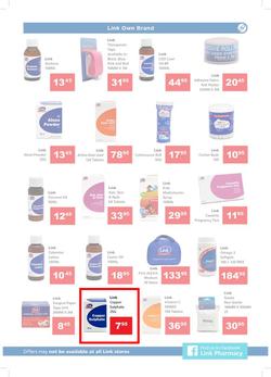 Link Pharmacy : Super Savers (29 Oct - 10 Nov 2019), page 7