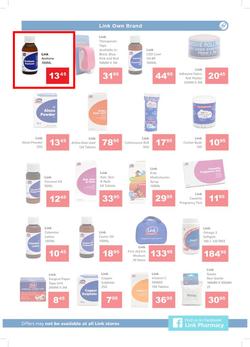 Link Pharmacy : Super Savers (29 Oct - 10 Nov 2019), page 7