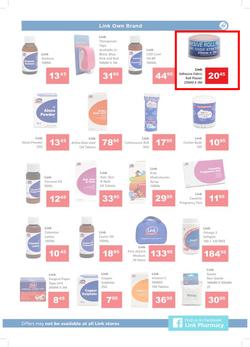 Link Pharmacy : Super Savers (29 Oct - 10 Nov 2019), page 7