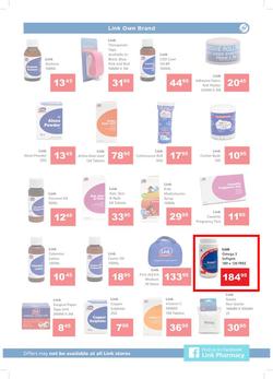 Link Pharmacy : Super Savers (29 Oct - 10 Nov 2019), page 7