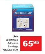 Link Sportstrap Adhesive Bandage 75mm x 4.5m