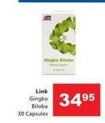 Link Gingko Biloba-30 Capsules