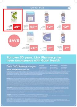 Link Pharmacy : Super Savers (29 Oct - 10 Nov 2019), page 8