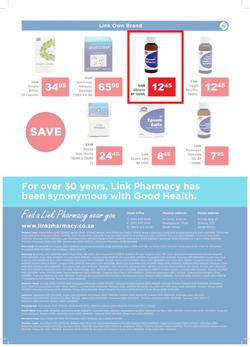 Link Pharmacy : Super Savers (29 Oct - 10 Nov 2019), page 8
