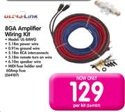 UltraLink 8GA Amplifier Wiring Kit UL-8AWG-Per Kit