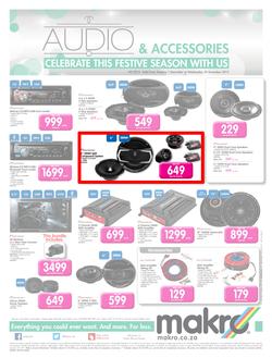 Makro : Car Audio (01 Dec - 30 Dec 2015), page 1