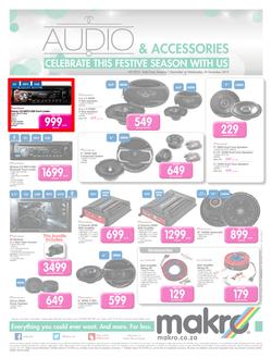 Makro : Car Audio (01 Dec - 30 Dec 2015), page 1