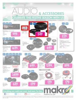 Makro : Car Audio (01 Dec - 30 Dec 2015), page 1