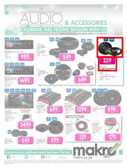 Makro : Car Audio (01 Dec - 30 Dec 2015), page 1