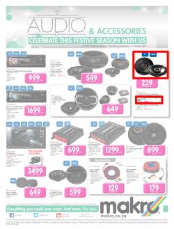 Makro : Car Audio (01 Dec - 30 Dec 2015), page 1