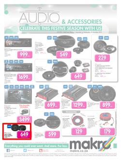 Makro : Car Audio (01 Dec - 30 Dec 2015), page 1
