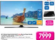 Samsung 48" FHD Smart LED TV UA48J5300+ Blu-Ray Player Bundle BD-F5100-Per Bundle