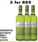 Simonsvlei Sauvignon Blanc-3x750ml