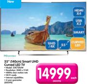 Hisense 55" UHD Smart Curved LED TV 55K720UW