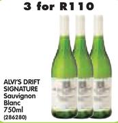 Alvi's Drift Signature Sauvignon Blanc-3x750ml