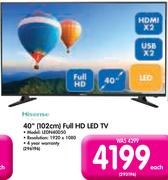 Hisense 40" FHD LED TV LEDN40D50