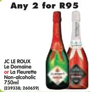 JC Le Roux Le Domaine Or La Fleurette Non-Alcoholic-2x750ml