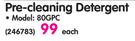 Pre-Cleaning Detergent 80GPC