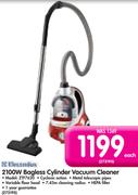 Electrolux 2100W Bagless Cylinder Vacuum Cleaner ZTF7620